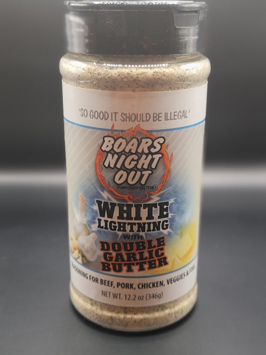 BOARS NIGHT OUT - WHITE LIGHNING DOUBLE GARLIC BUTTER