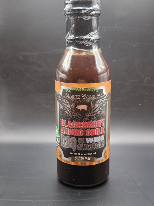 CROIX VALLEY BLACKBERRY ANCHO CHILE BBQ WING SAUCE
