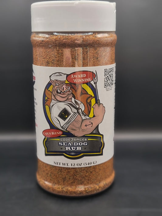 Code-3 Sea Dog Rub – Cajun Blend