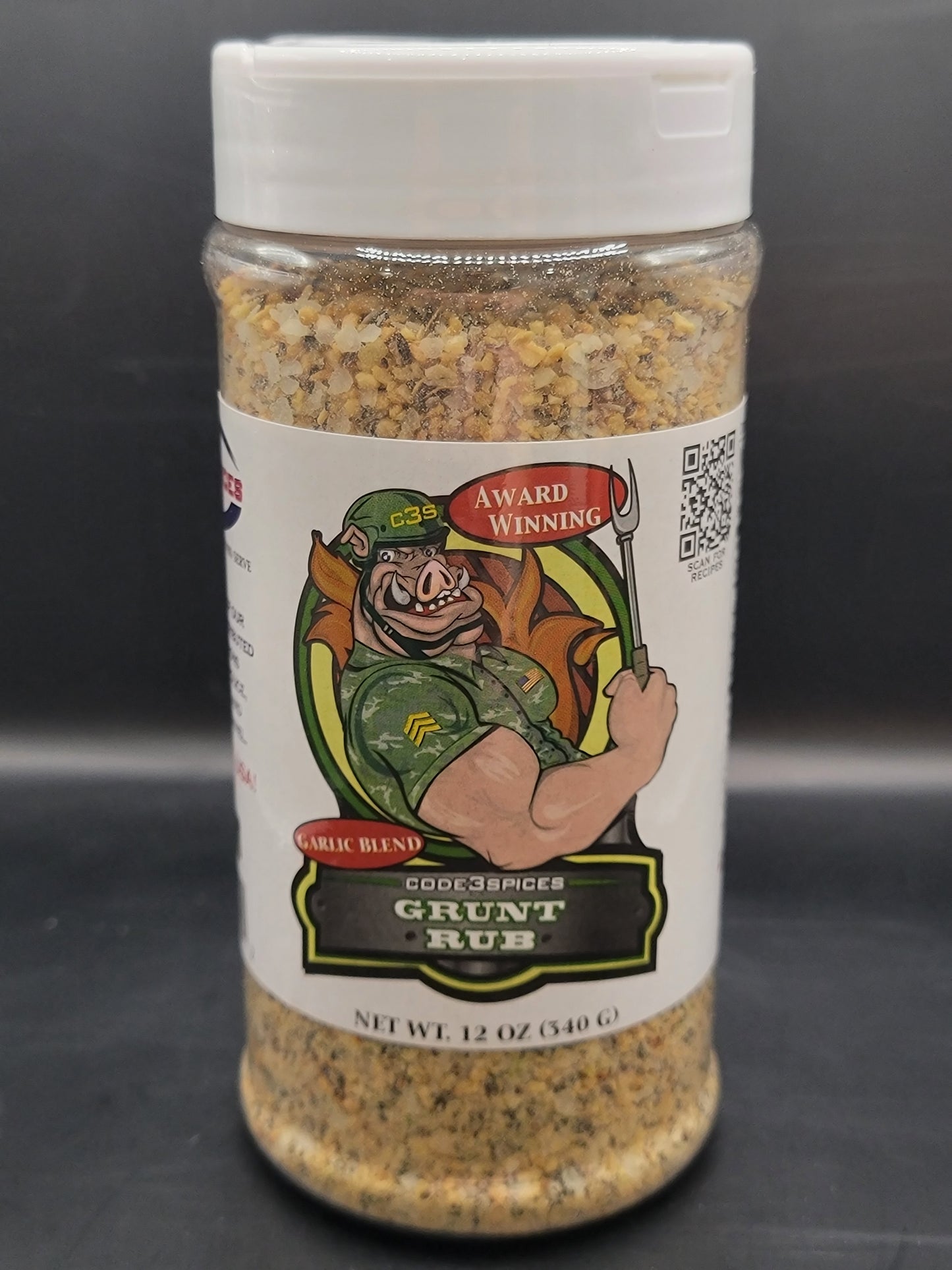 Code-3 Grunt Rub – Garlic Blend