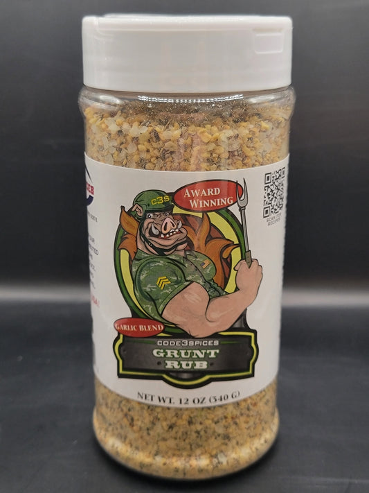 Code-3 Grunt Rub – Garlic Blend