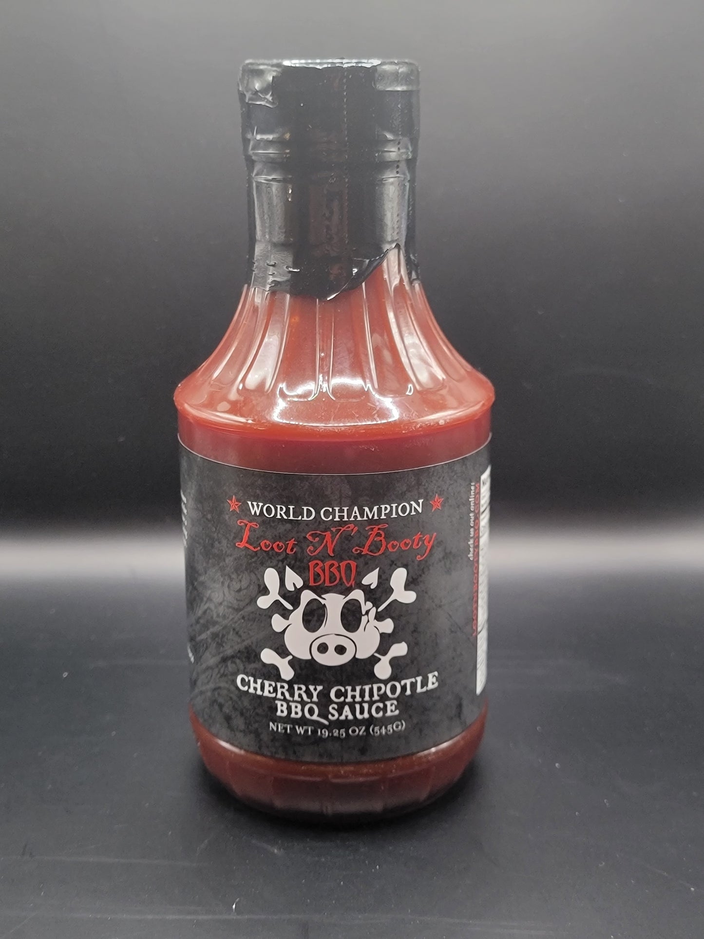 LOOT N BOOTY CHERRY CHIPOTLE BBQ SAUCE