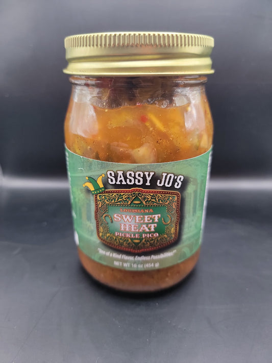 Sassy Jo's Louisiana Sweet Heat Pickle Pico