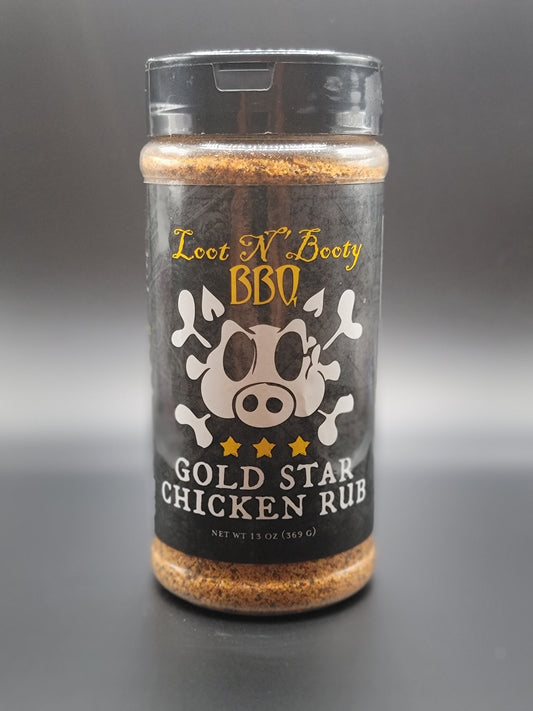 Loot N' Booty Gold Star Chicken Rub